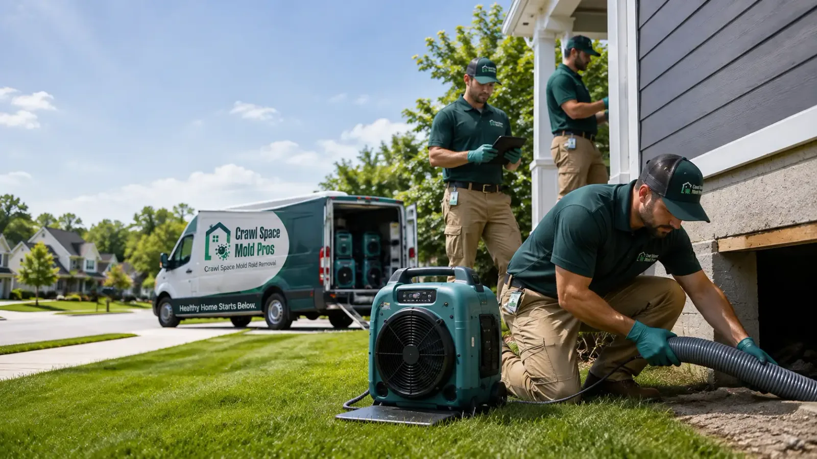 Crawl Space Mold Removal in Elderton, PA